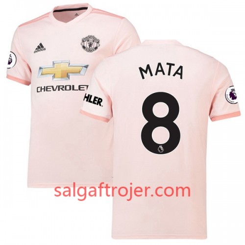 Manchester United Fodboldtrøjer Juan Mata 8 Udebanesæt 2018/19 Kort ærmer Manchester United Fodboldtrøjer Juan Mata 8 Udebanesæt 2018/19 Kort ærmer